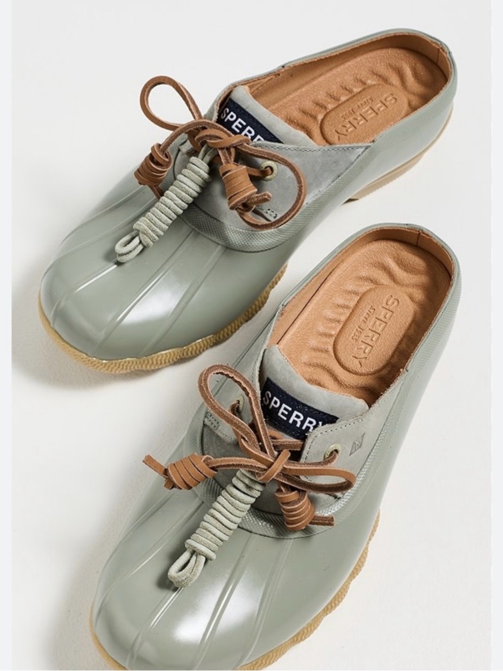 Sperry duck boot mule 9.5